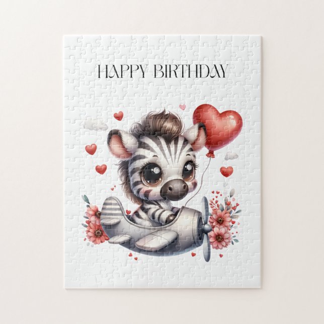Puzzle Anniversaire de Zebra Pilot (Vertical)