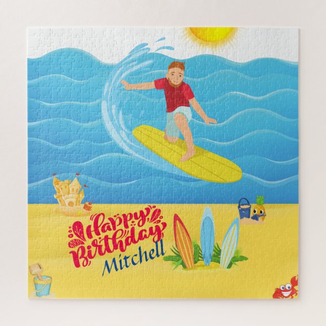 Puzzle Anniversaire du surf (Vertical)