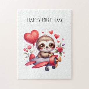 Puzzle Anniversaire Pilote Paresseux
