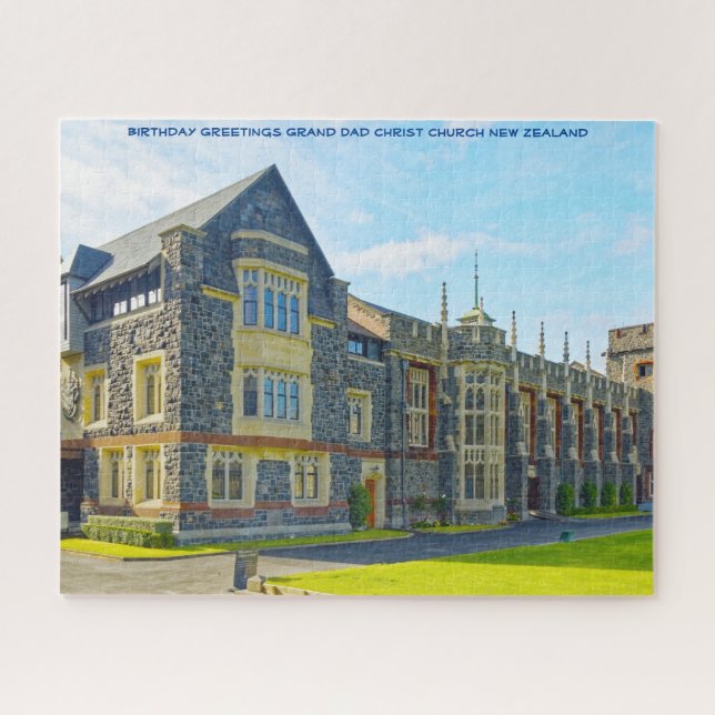 Puzzle Anniversaire Salutations Christ Church Nouvelle-Zé (Horizontal)