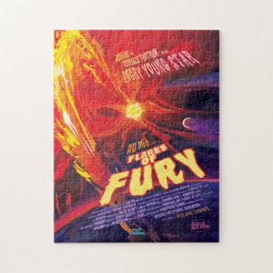 Puzzle Annonce De Film D'Horreur Sci-Fi, Flares De Furie