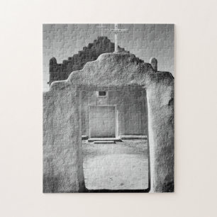 Puzzle Ansel Adams - Entrée de l'église - Nouveau-Mexique