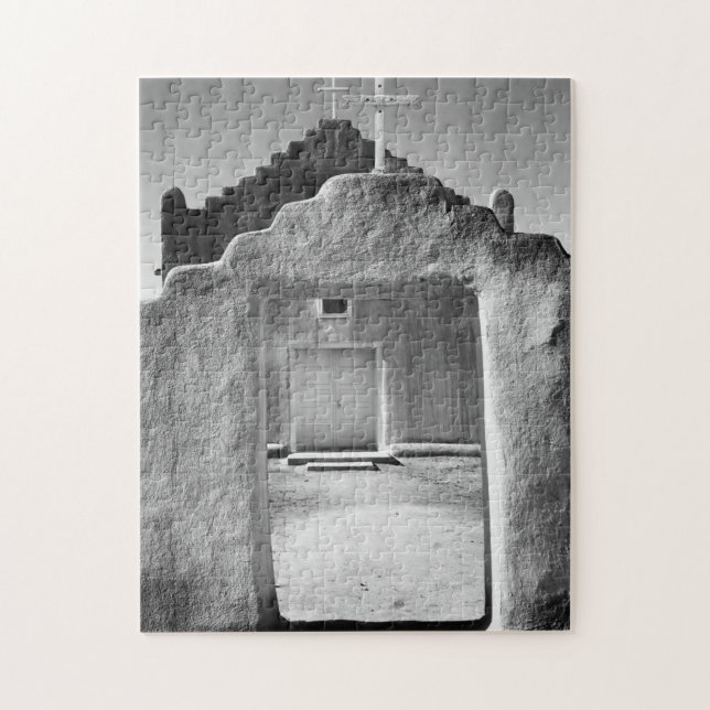Puzzle Ansel Adams - Entrée de l'église - Nouveau-Mexique (Vertical)