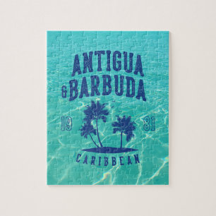 Puzzle Antigua & Barbuda Palmier des Caraïbes