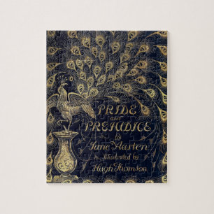 Puzzle Antique Jane Austen Fierté et préjugé Peacock