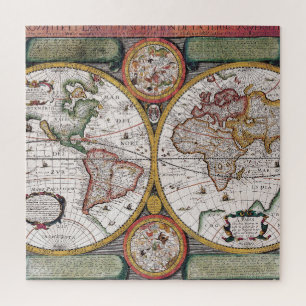 Puzzle Antique vieille carte inspirée (12)