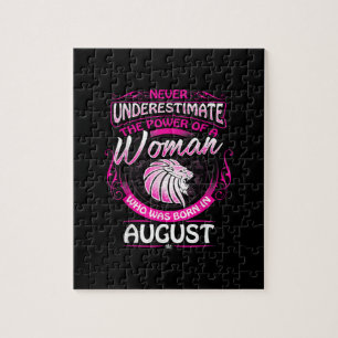 Puzzle Août Anniversaire Cadeau Femme Leo Zodiac Astrolog