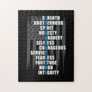 Puzzle Appréciation de la police du drapeau de l'applicat