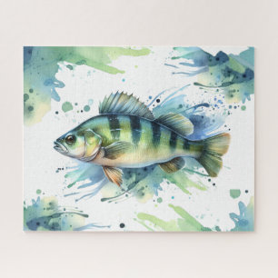 Puzzle - Aquarell-Serie: Barsch