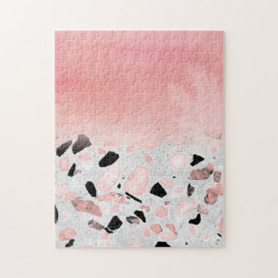 Puzzle Aquarelle abstraite moderne et design en marbre