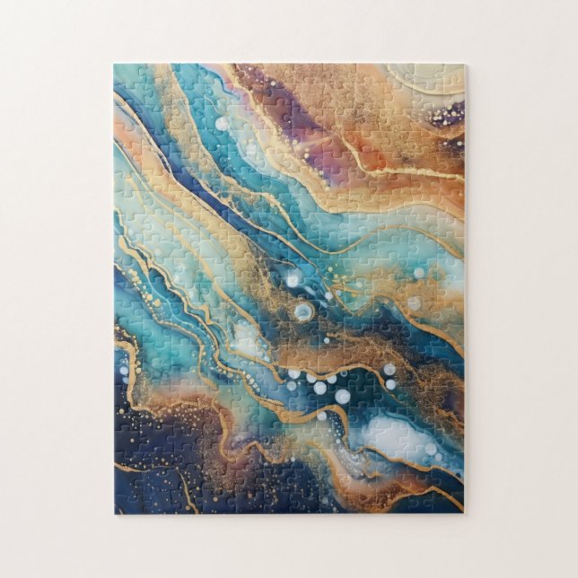 Puzzle aquarelle Agate (Vertical)
