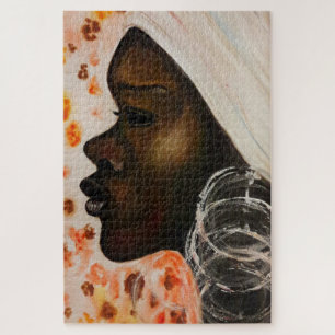 Puzzle Aquarelle - beauté africaine