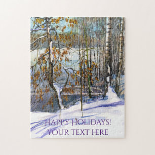 Puzzle Aquarelle de neige