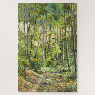 Puzzle aquarelle de peinture de rainures sur soie