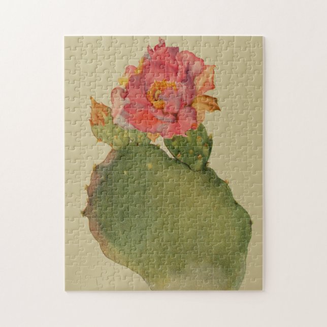 Puzzle Aquarelle Fleur Cactus Margaret Armstrong Floral (Vertical)