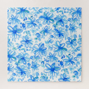 Puzzle Aquarelle Floral Chintz Motif mignon