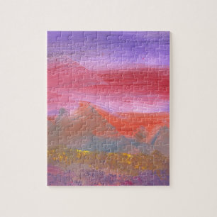 Puzzle Aquarelle - Gouache - Jolies prairies 1 de 2