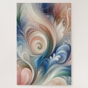 Puzzle Aquarelle Imaginaire Floral Romantique Motif