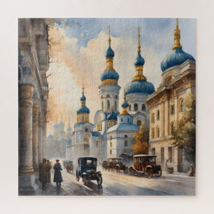 Puzzle Aquarelle Kiev Ukraine