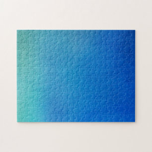 Puzzle Aquarelle Ombrée Bleue
