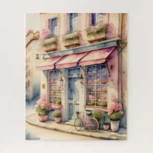 Puzzle Aquarelle Peinture de Fleur Rose Shop Paris