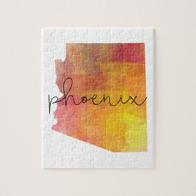 Puzzle Aquarelle Phoenix Arizona (Vertical)