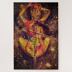 Puzzle Aquarelle - Sonate pour piano et piano - Dame et v
