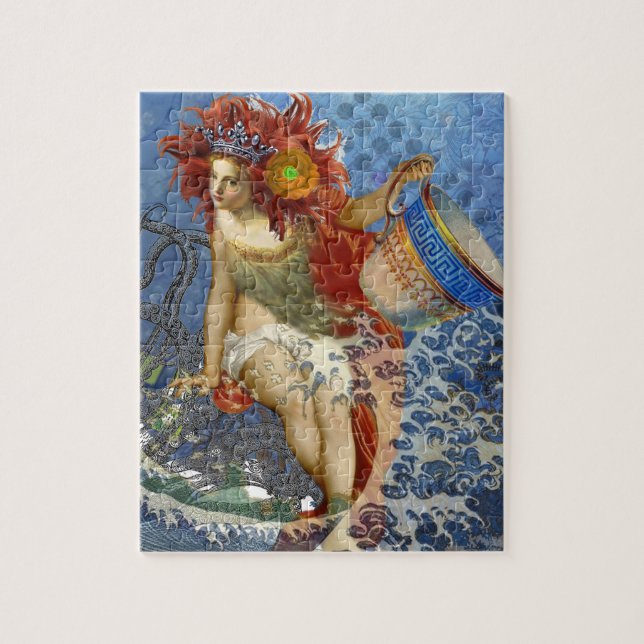Puzzle Aquarius Mermaid Bleu gothique (Vertical)