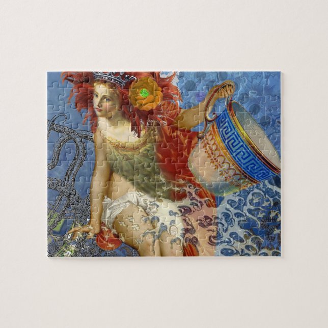 Puzzle Aquarius Mermaid Bleu gothique (Horizontal)