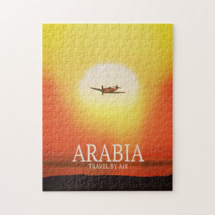 Puzzle Arabie "Voyage par avion"