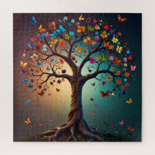 Puzzle Arbre à papillons lunaires