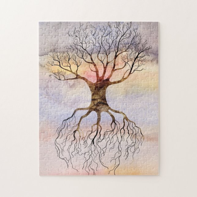 Puzzle Arbre contre le ciel (Vertical)