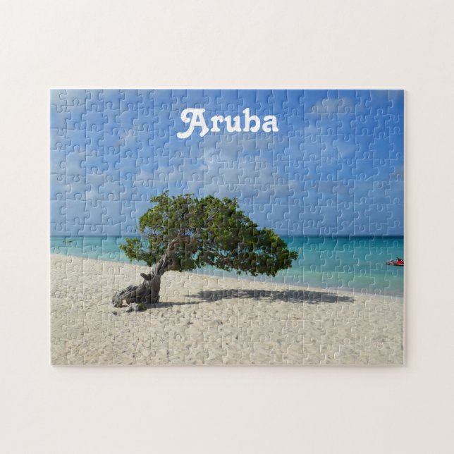 Puzzle Arbre d'Aruba Divi Divi (Horizontal)