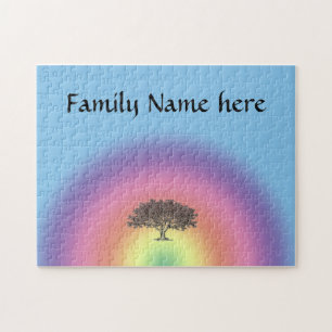 Puzzle - Arbre de famille - Arc-en-ciel