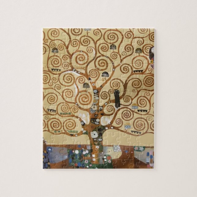Puzzle Arbre de Gustav Klimt de la vie (Vertical)
