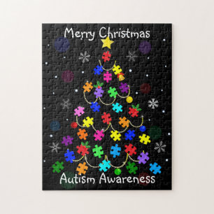 Puzzle Arbre de Noël autiste