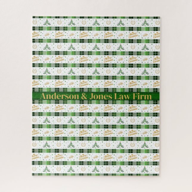 Puzzle Arbre de Noël de l'avocat - Scales de justice (Vertical)