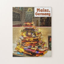 Arbre de Noël du livre - Mayence, Allemagne