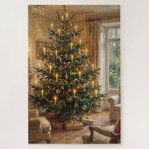 Arbre de Noël impressionniste dans le style de Mon
