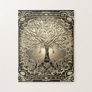 Puzzle Arbre de vie ornemental d'or