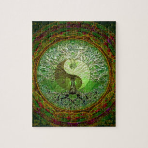 Puzzle Arbre de Yin Yang de vert de la vie