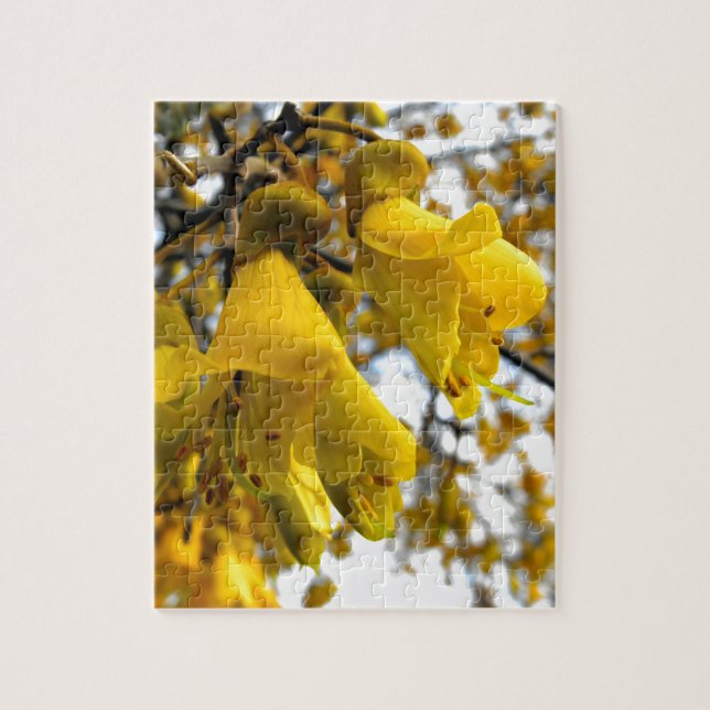 Puzzle Arbre Kowhai en floraison (Vertical)