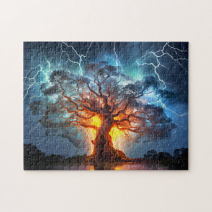 Puzzle Arbre mondial viking Yggdrasil au Ragnarok