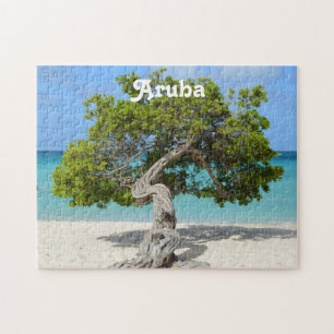 Puzzle Arbre solo de Divi Divi dans Aruba