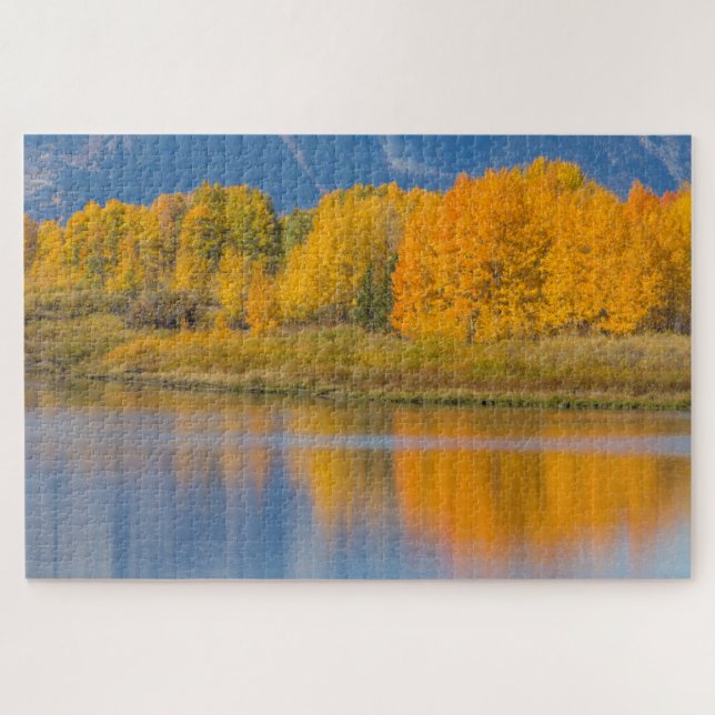 Puzzle Arbres d'Aspen couleur d'automne (Horizontal)