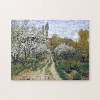 Puzzle Arbres en Fleur Monet Art