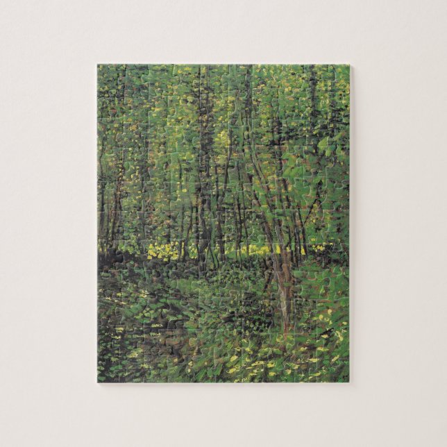 Puzzle Arbres et sous-bois par Van Gogh (Vertical)