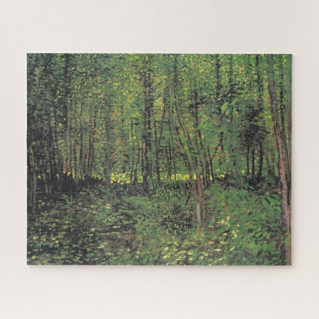 Puzzle Arbres et sous-bois par Van Gogh Peinture Art (Horizontal)