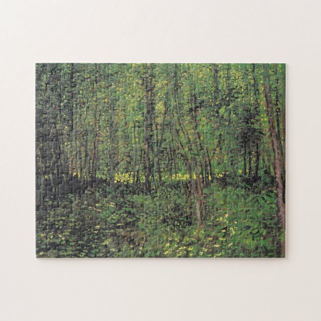 Puzzle Arbres et sous-bois par Van Gogh Peinture Art (Horizontal)