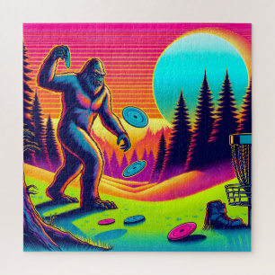 Puzzle Arbres noirs   Bigfoot Disc Golf Humour